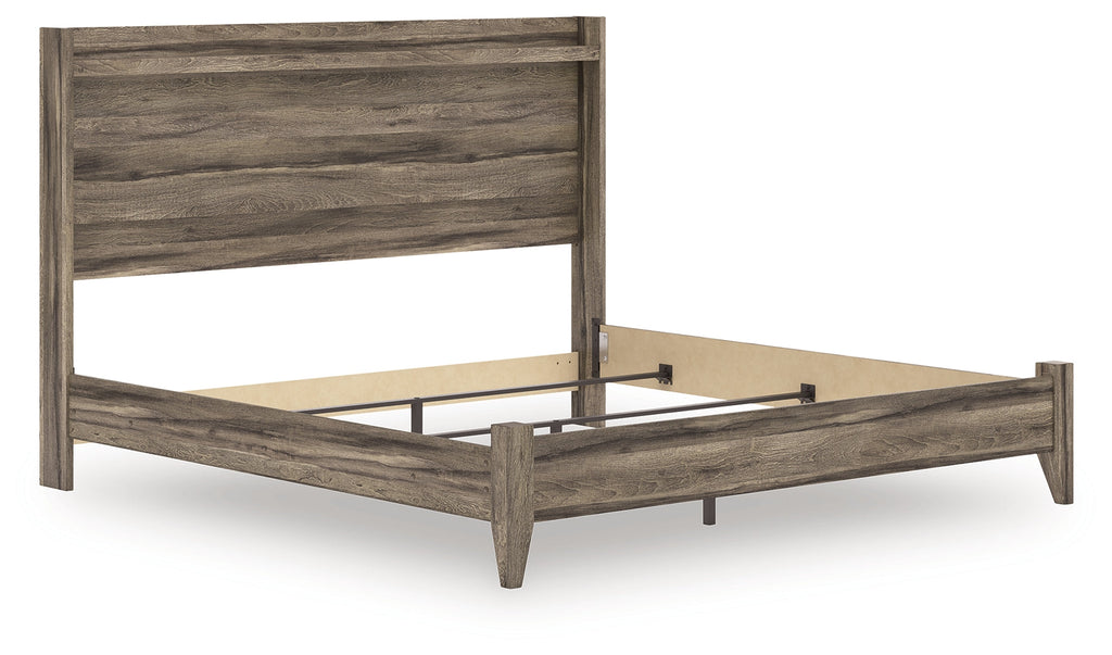 Elbrim King Panel Bedroom Set, Brown