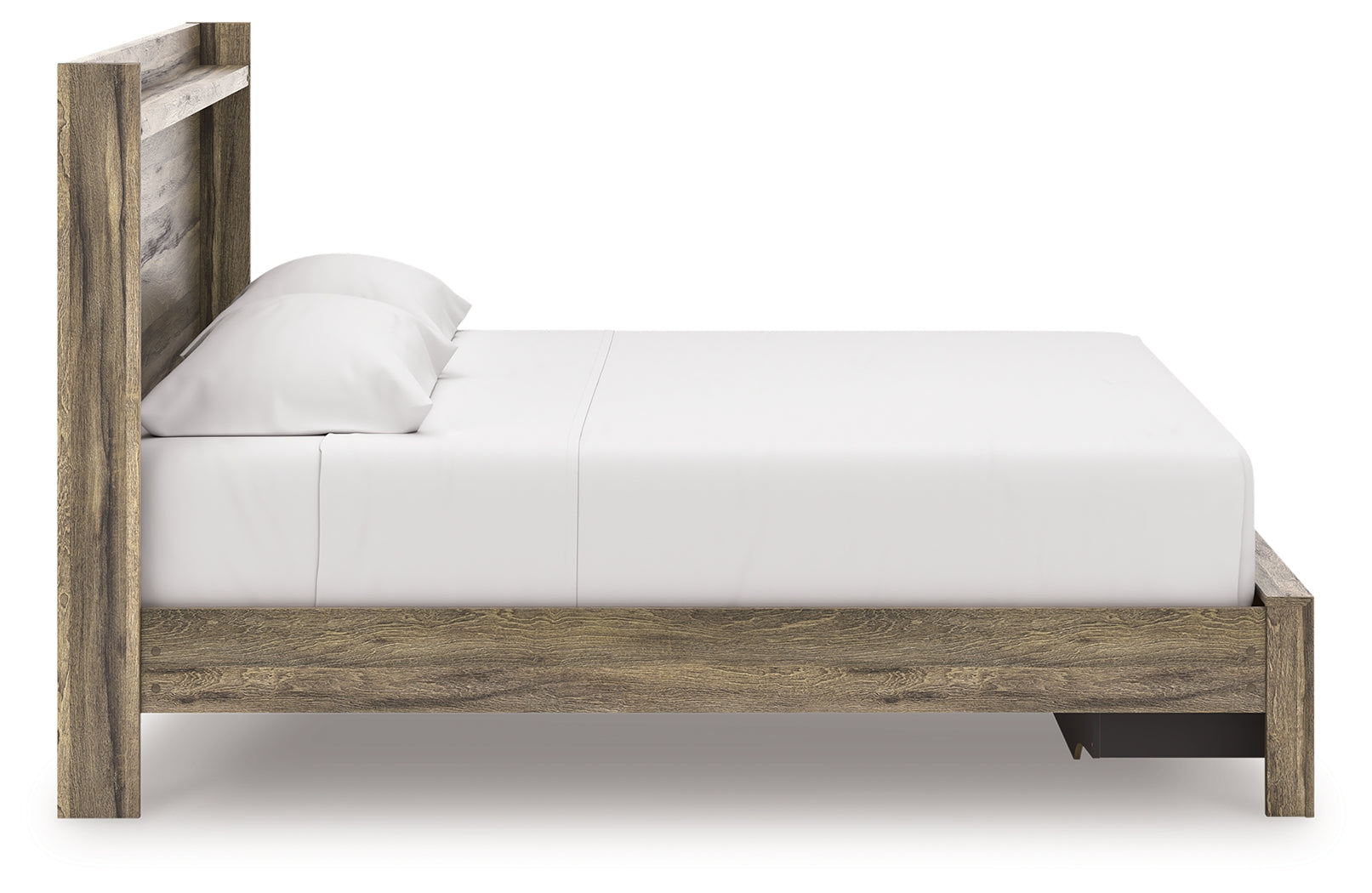 Elbrim Brown King Panel Storage Bed