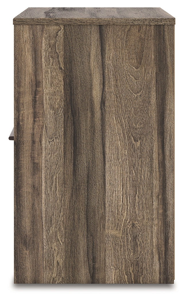Elbrim Brown One Drawer Night Stand