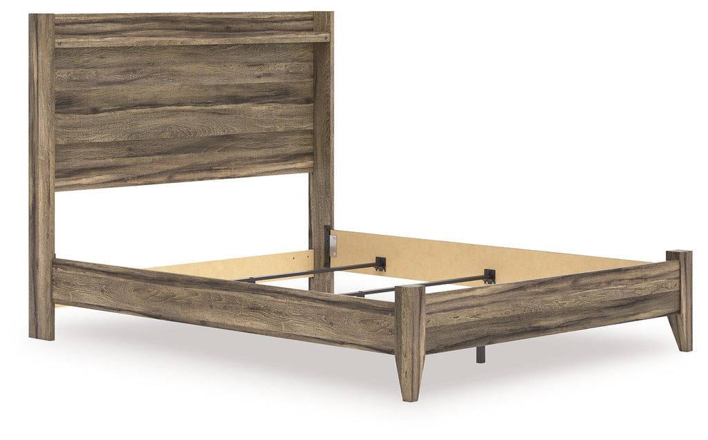 Elbrim Brown Queen Panel Bed