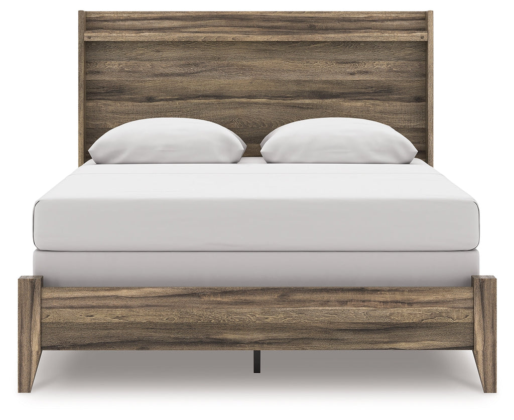 Elbrim Brown Queen Panel Bed