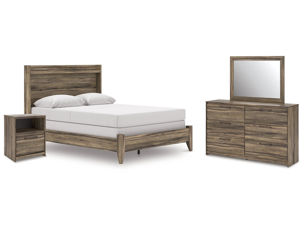 Elbrim Queen Panel Bedroom Set, Brown