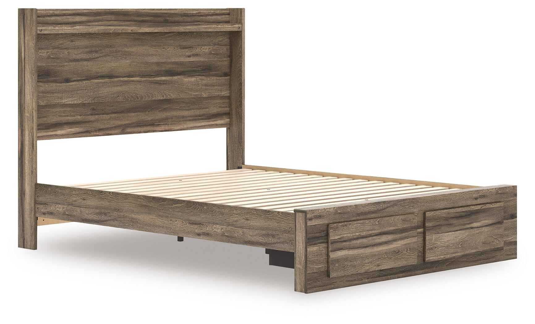 Elbrim Queen Panel Storage Bedroom Set, Brown