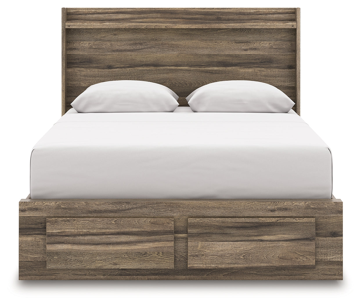 Elbrim Queen Panel Storage Bedroom Set, Brown