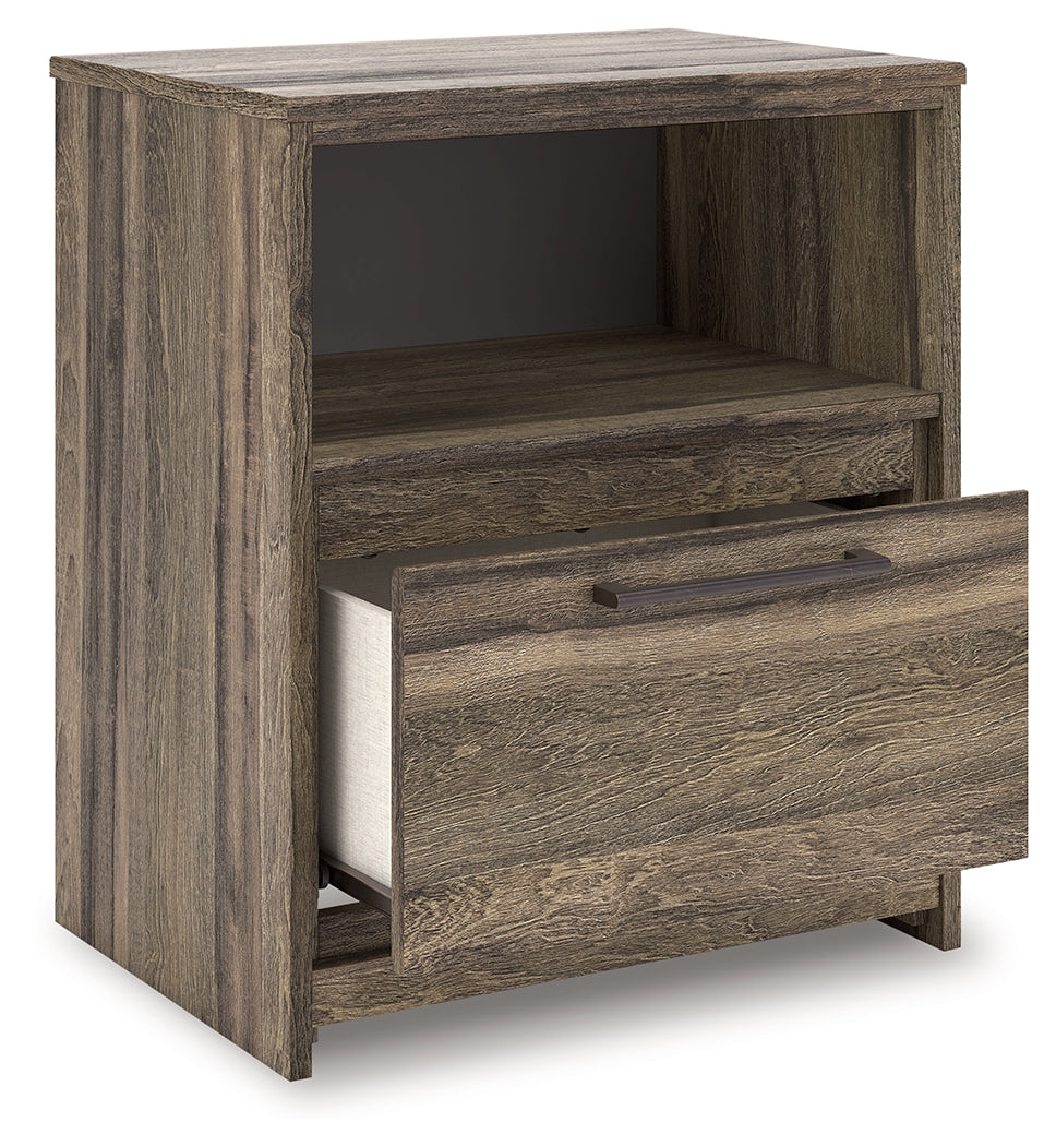 Elbrim Queen Panel Storage Bedroom Set, Brown