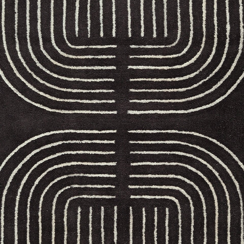Eldonmore Black/Ivory Medium Rug