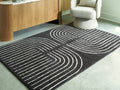 Eldonmore Black/Ivory Medium Rug