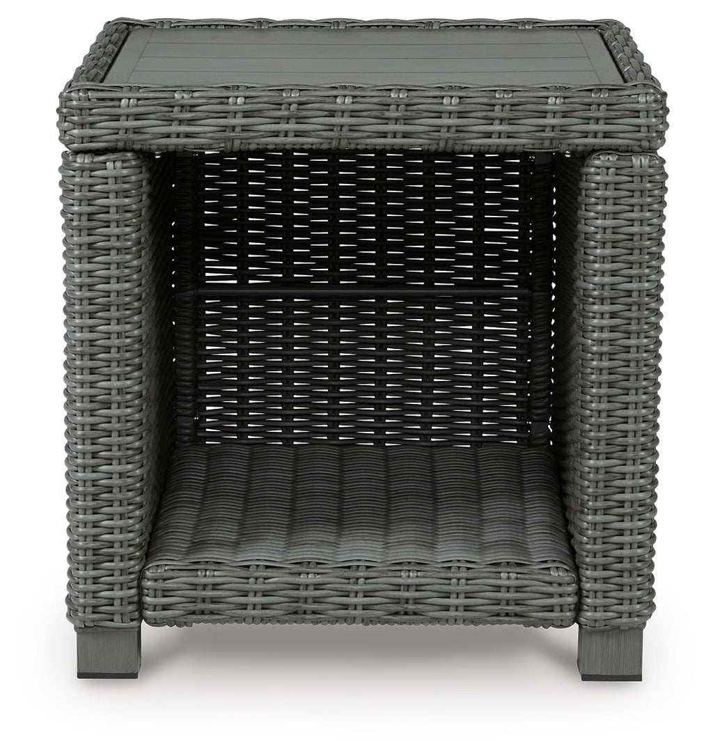 Elite Park Gray Outdoor End Table