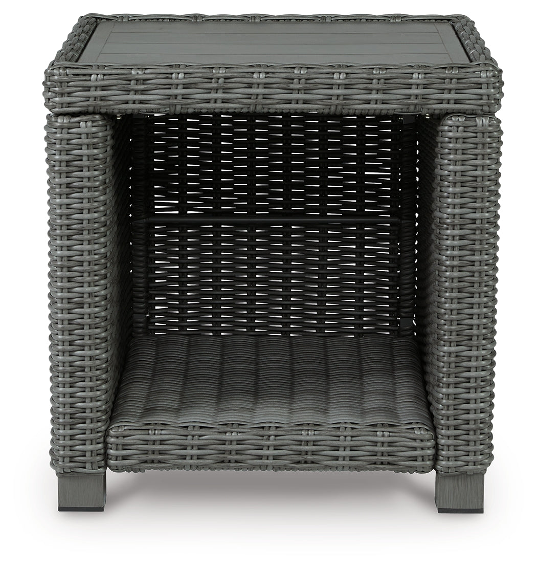 Elite Park Gray Outdoor End Table