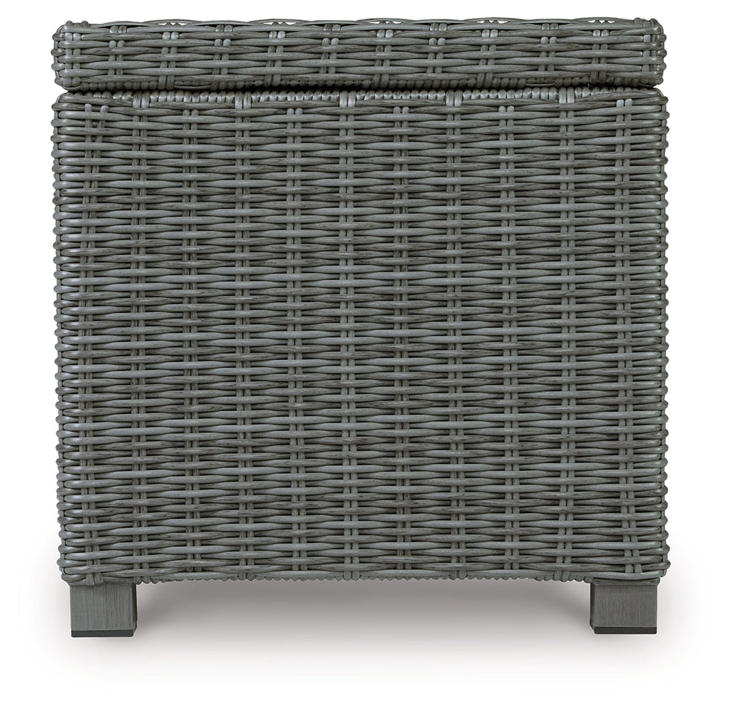 Elite Park Gray Outdoor End Table