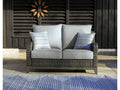 Elite Park Gray Outdoor Loveseat w/ Cushion