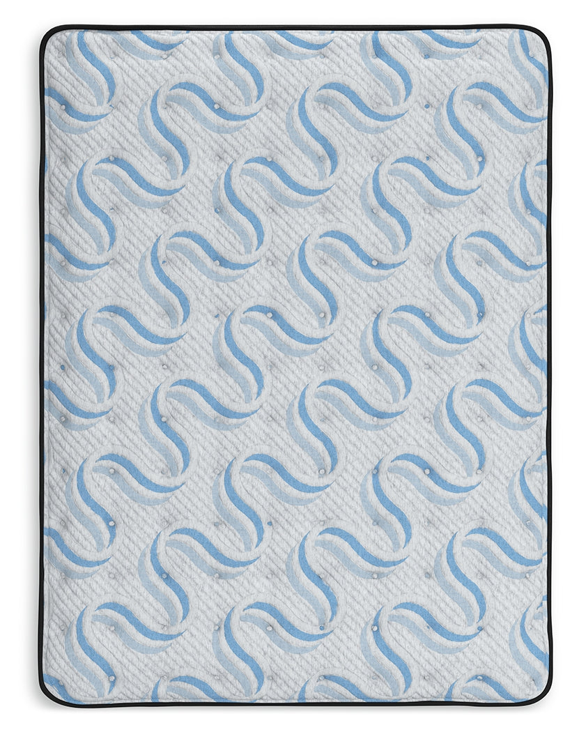 Elite Springs Plush Gray/Blue Full Mattress