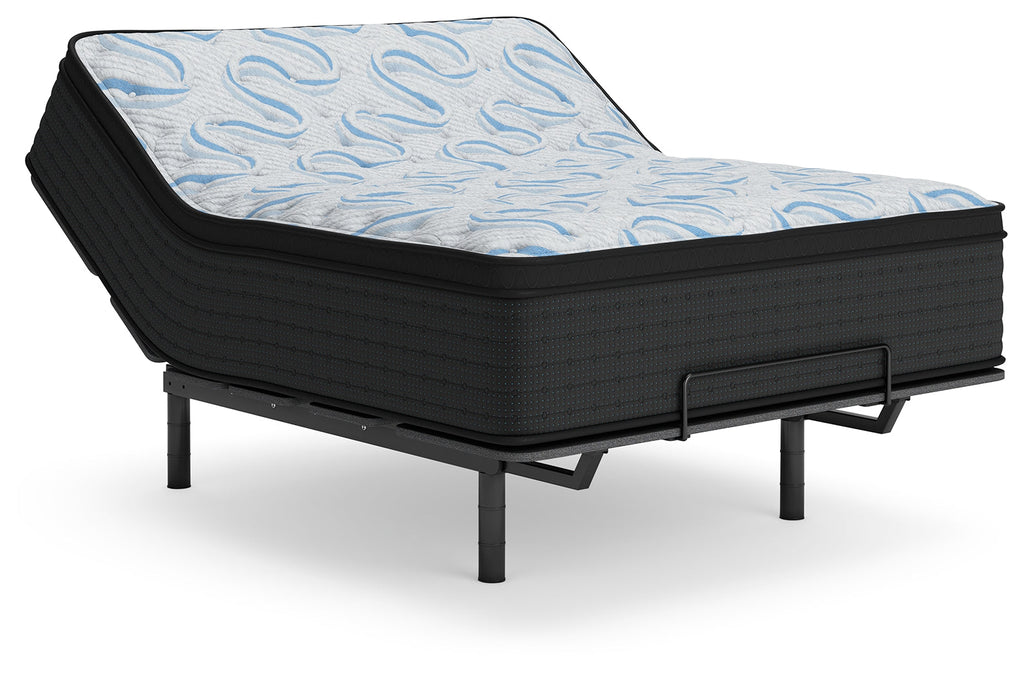 Elite Springs Plush Gray/Blue Full Mattress