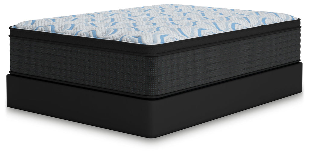 Elite Springs Plush Gray/Blue Full Mattress
