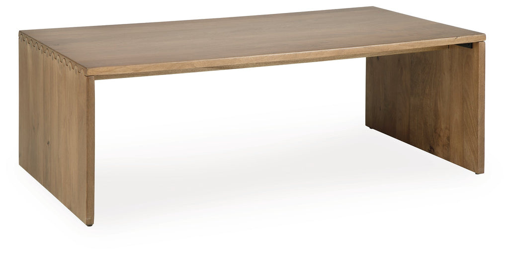 Ella Grove Rich Brown Coffee Table