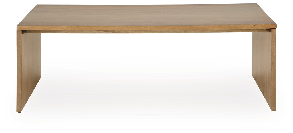 Ella Grove Rich Brown Coffee Table