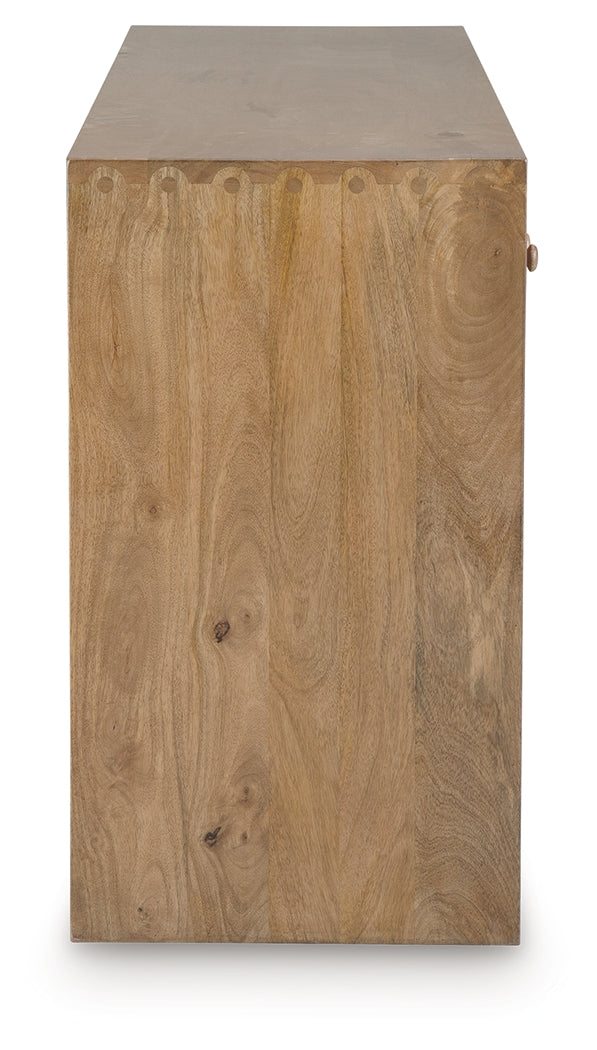 Ella Grove Rich Brown Console