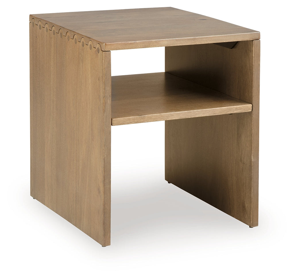 Ella Grove Rich Brown End Table