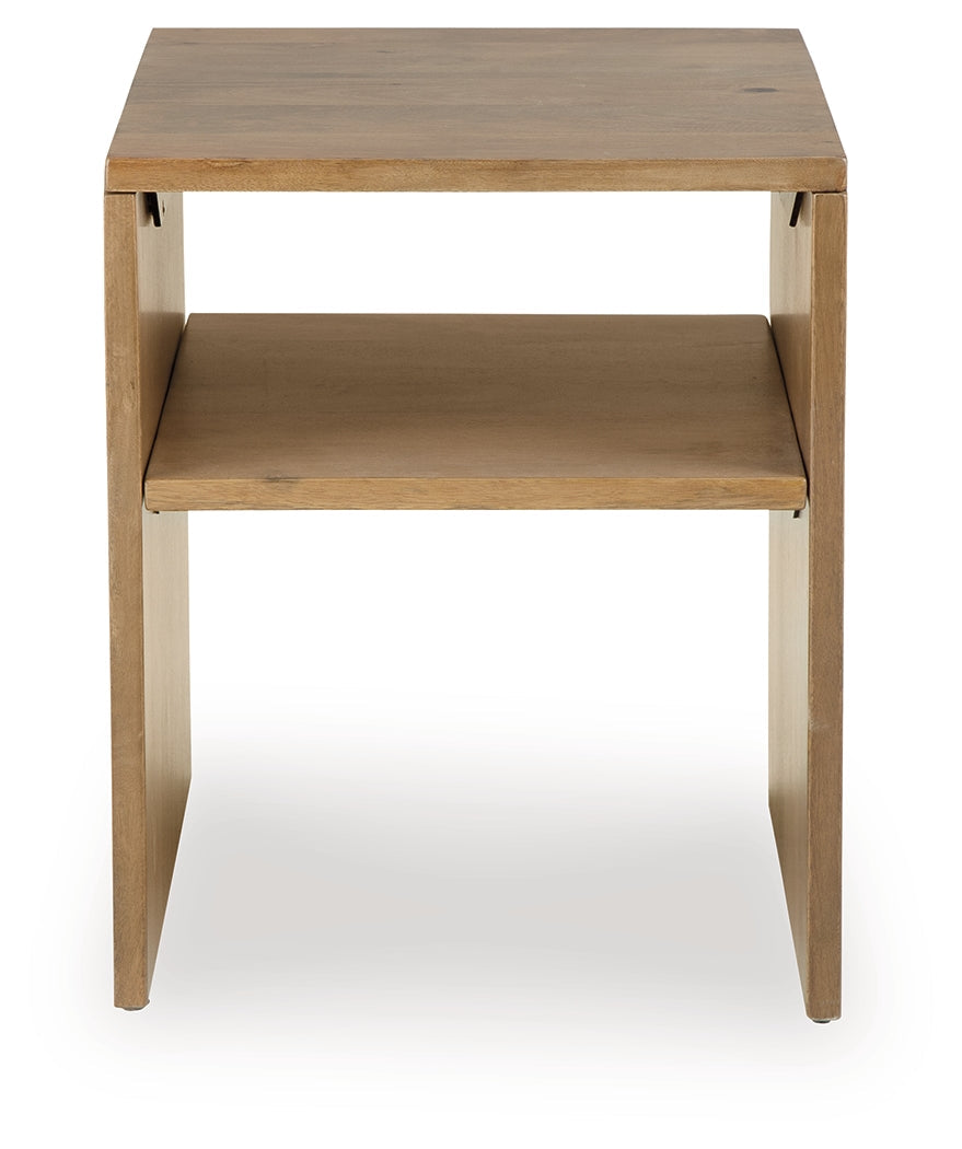 Ella Grove Rich Brown End Table