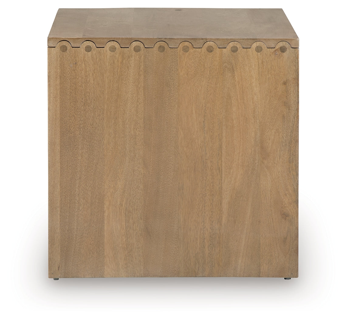 Ella Grove Rich Brown End Table
