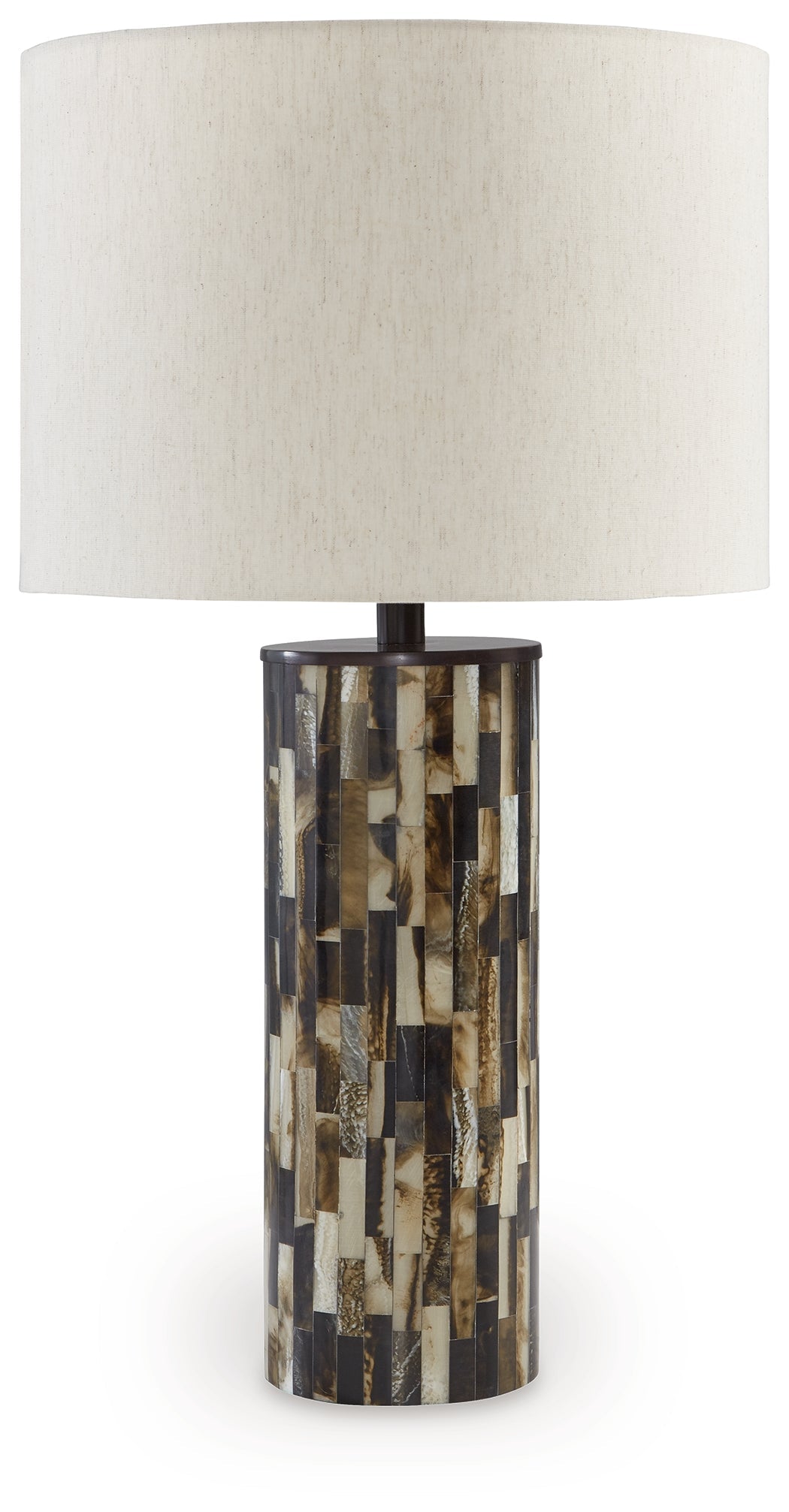 Ellford Black/Brown/Cream Table Lamp (Set of 2)