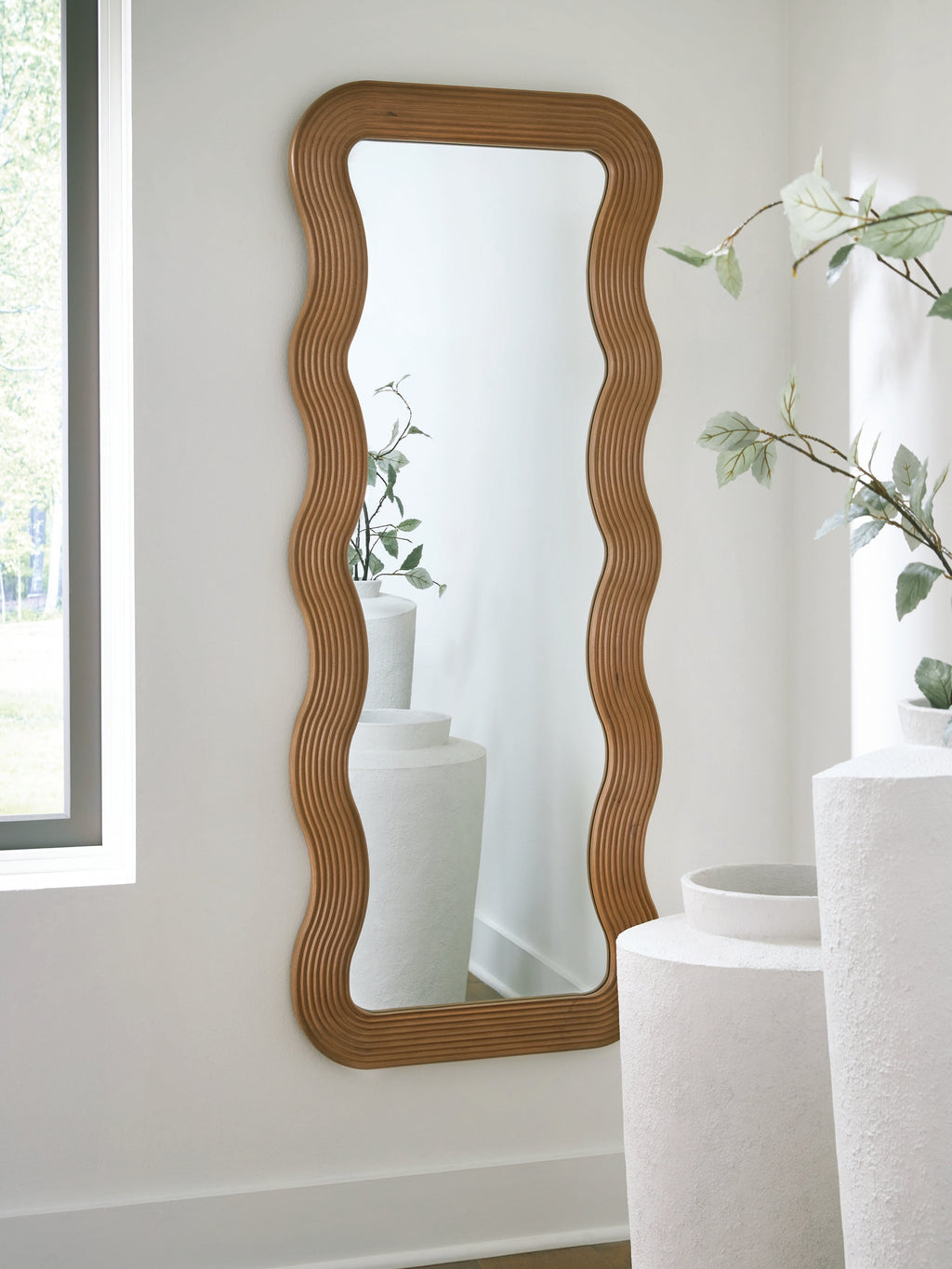 Ellisonville Brown Floor Mirror