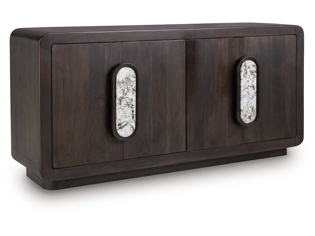 Elliston Espresso Brown Accent Cabinet