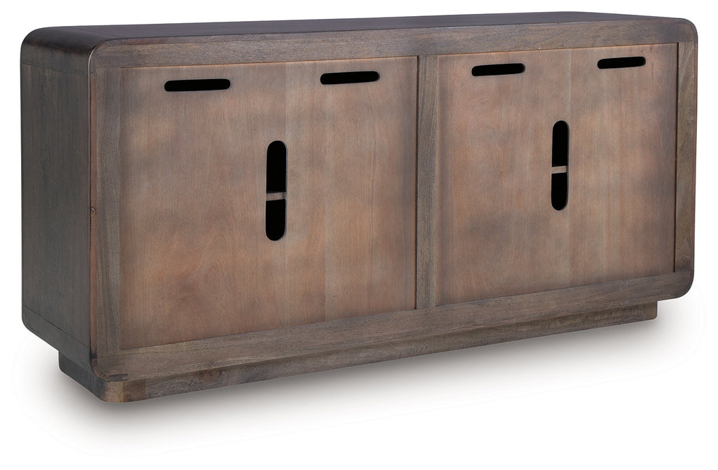 Elliston Espresso Brown Accent Cabinet