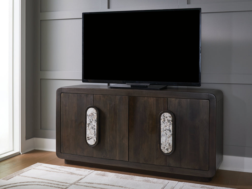 Elliston Espresso Brown Accent Cabinet