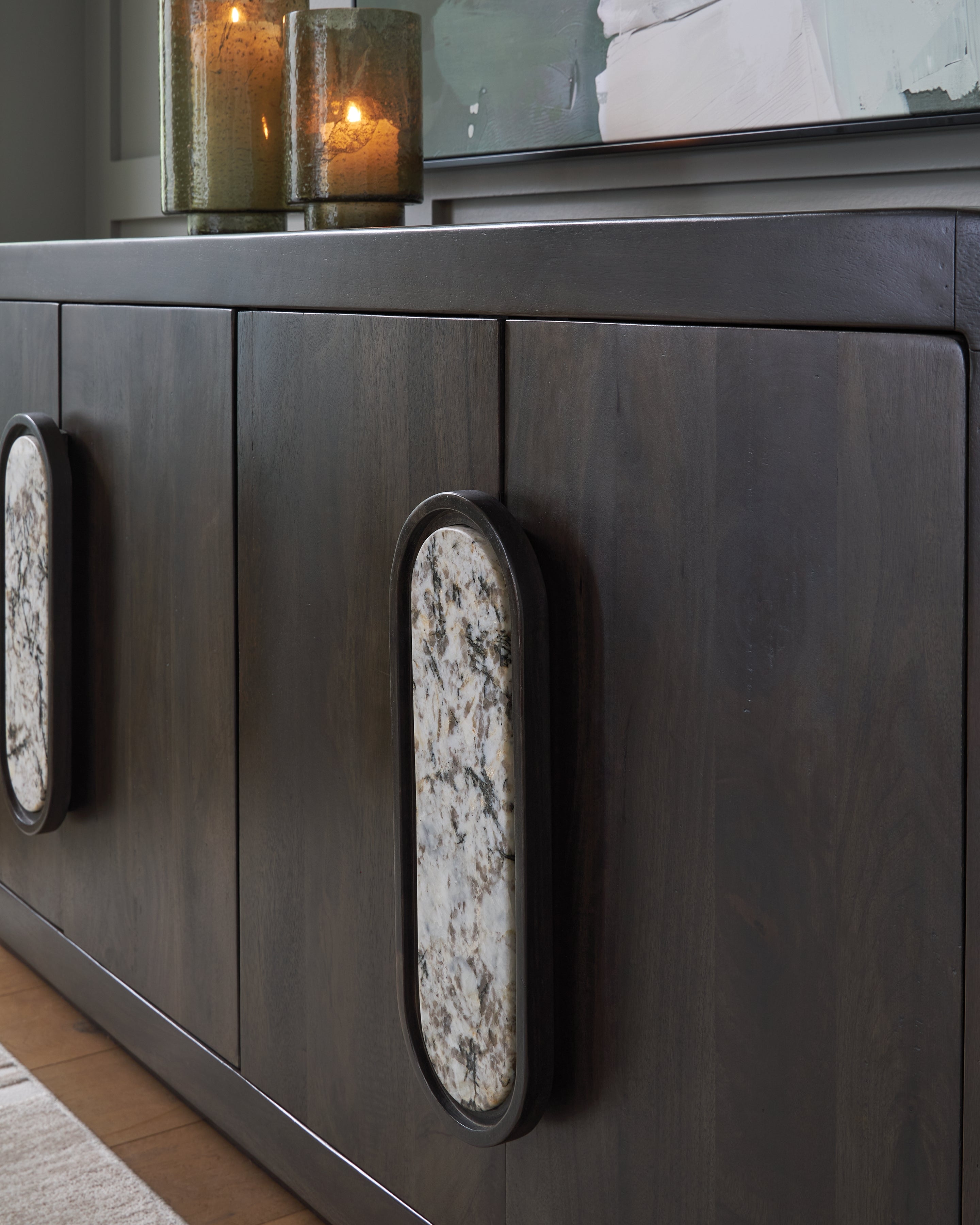 Elliston Espresso Brown Accent Cabinet