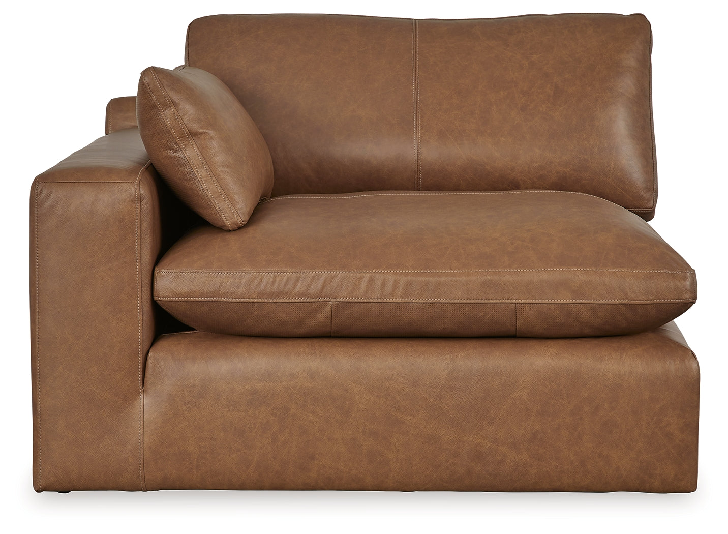 Emilia Caramel 5-Piece Sectional and Ottoman