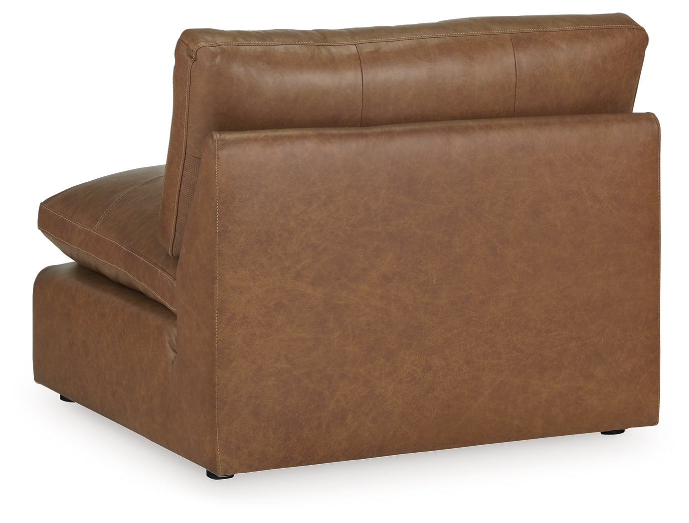 Emilia Caramel 5-Piece Sectional and Ottoman