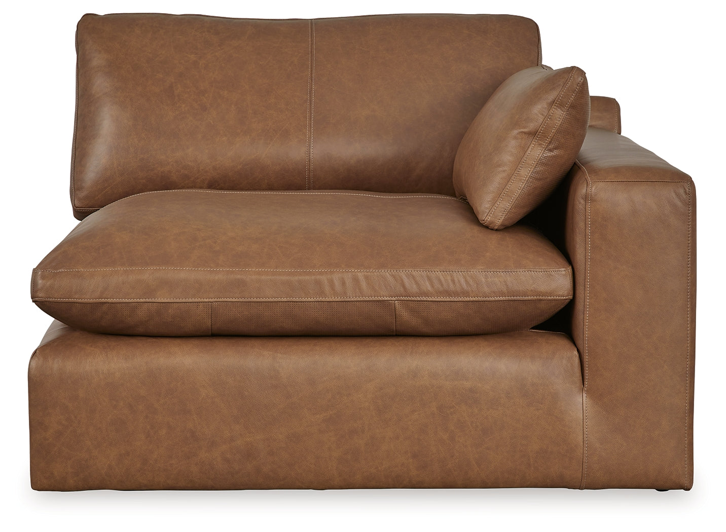 Emilia Caramel 5-Piece Sectional and Ottoman