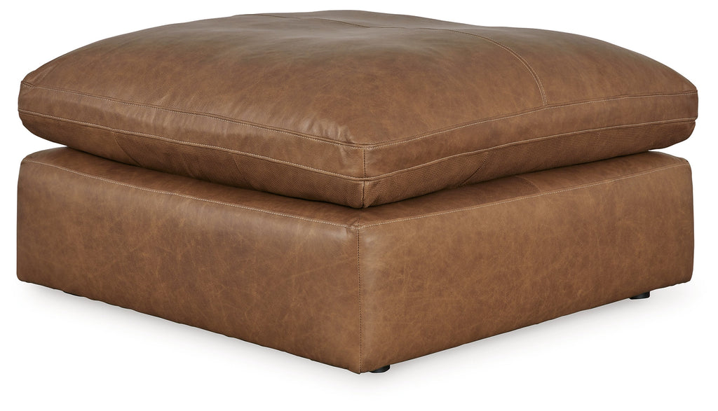 Emilia Caramel 5-Piece Sectional and Ottoman
