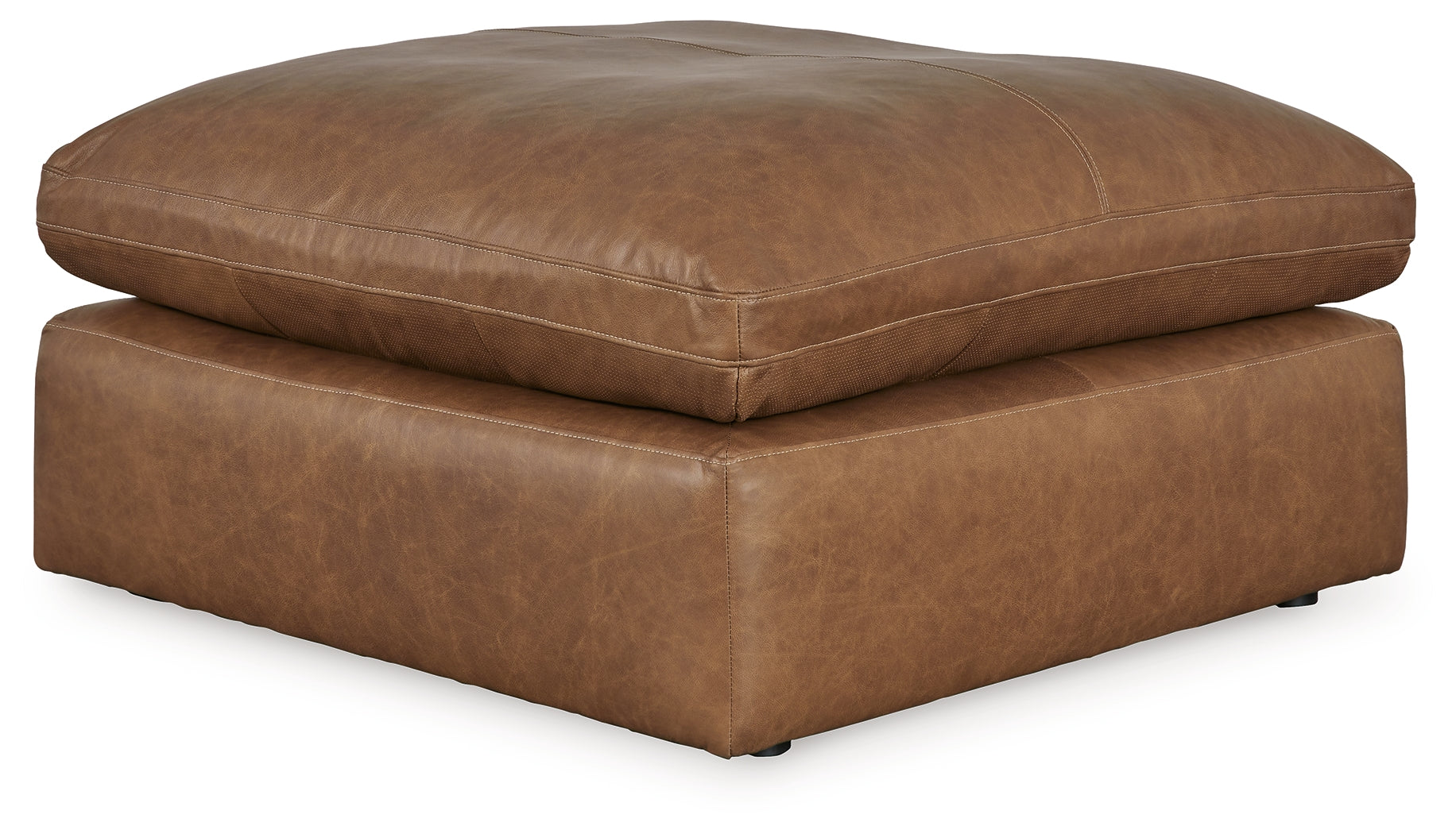 Emilia Caramel 5-Piece Sectional and Ottoman