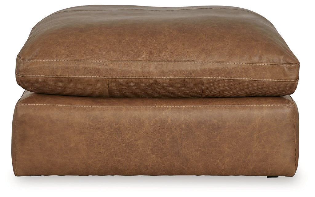 Emilia Caramel 5-Piece Sectional and Ottoman