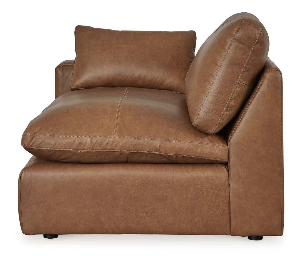 Emilia Caramel Leather Modular Sectional Units
