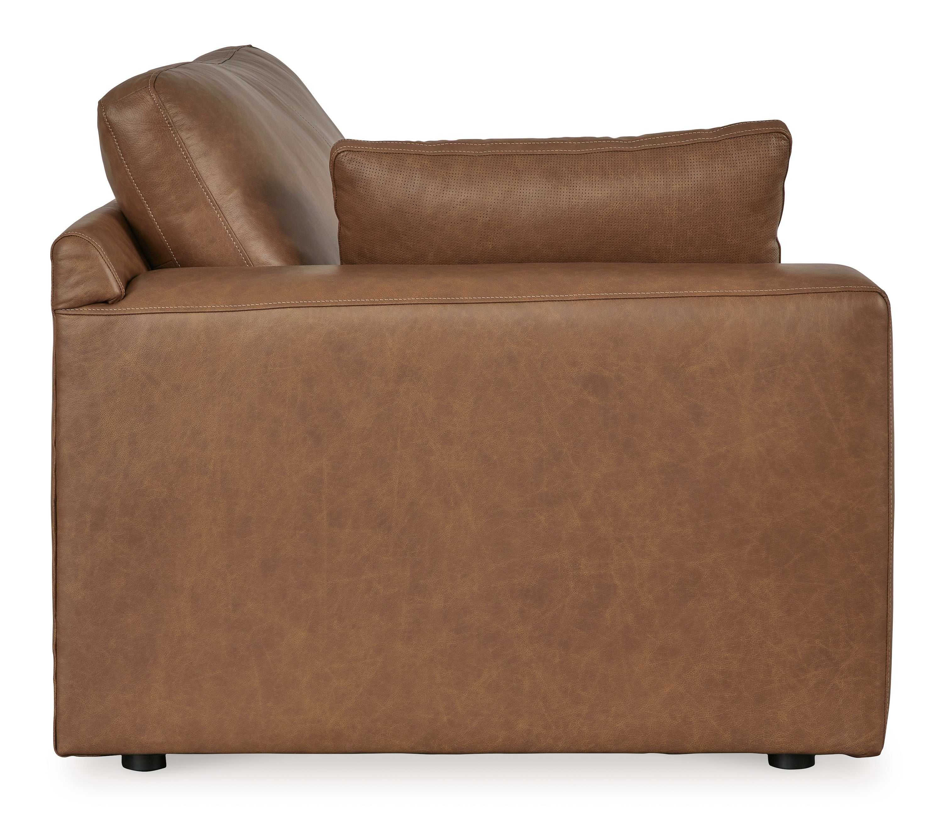 Emilia Caramel Leather Modular Sectional Units
