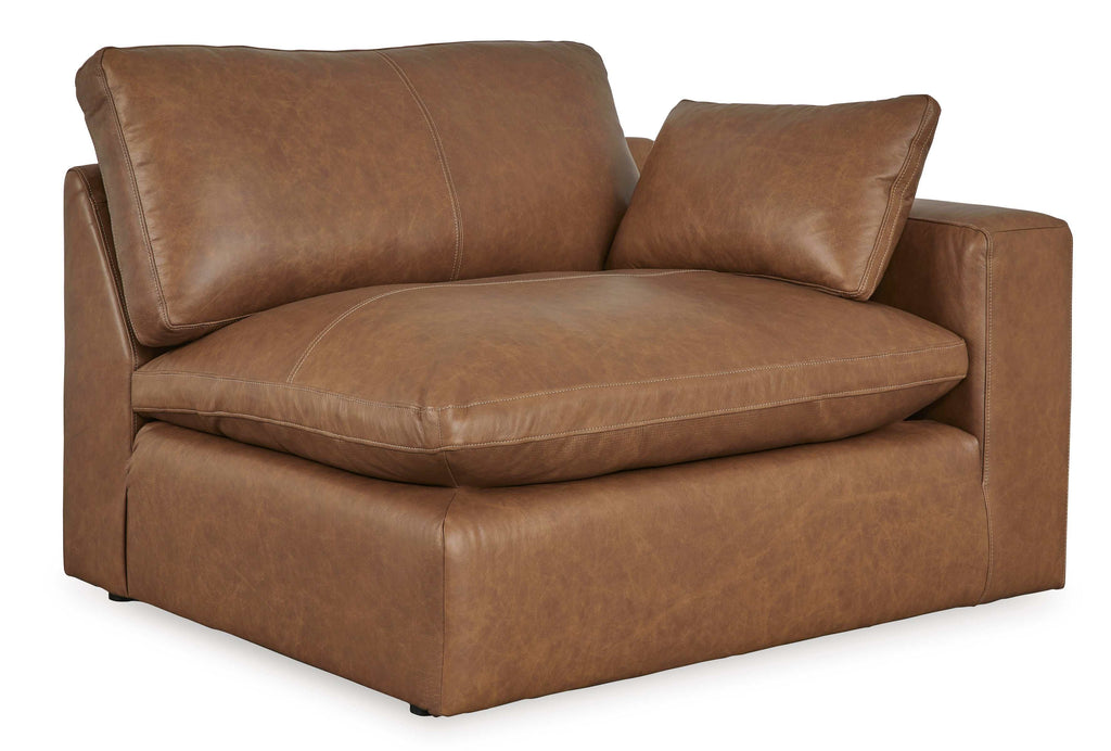 Emilia Caramel Leather Modular Sectional Units