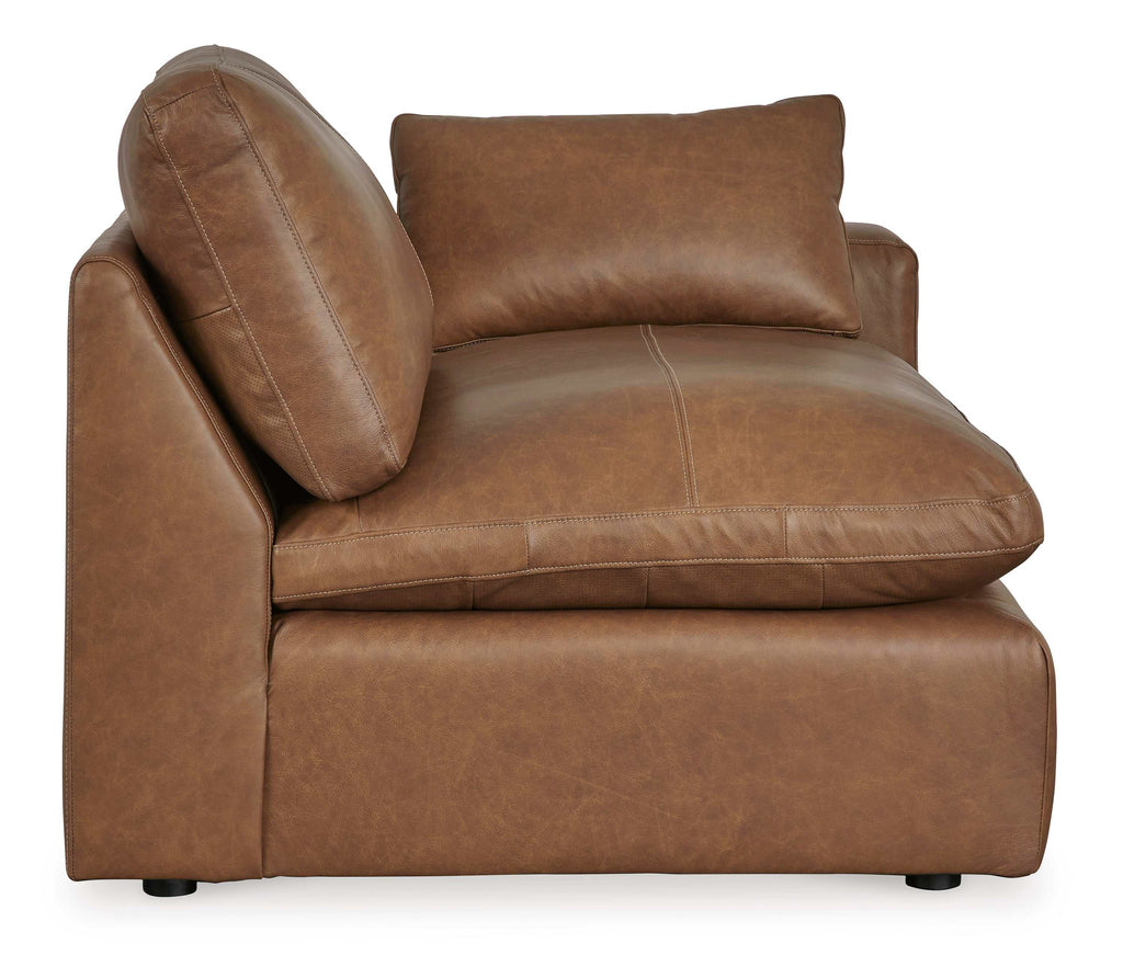 Emilia Caramel Leather Modular Sectional Units