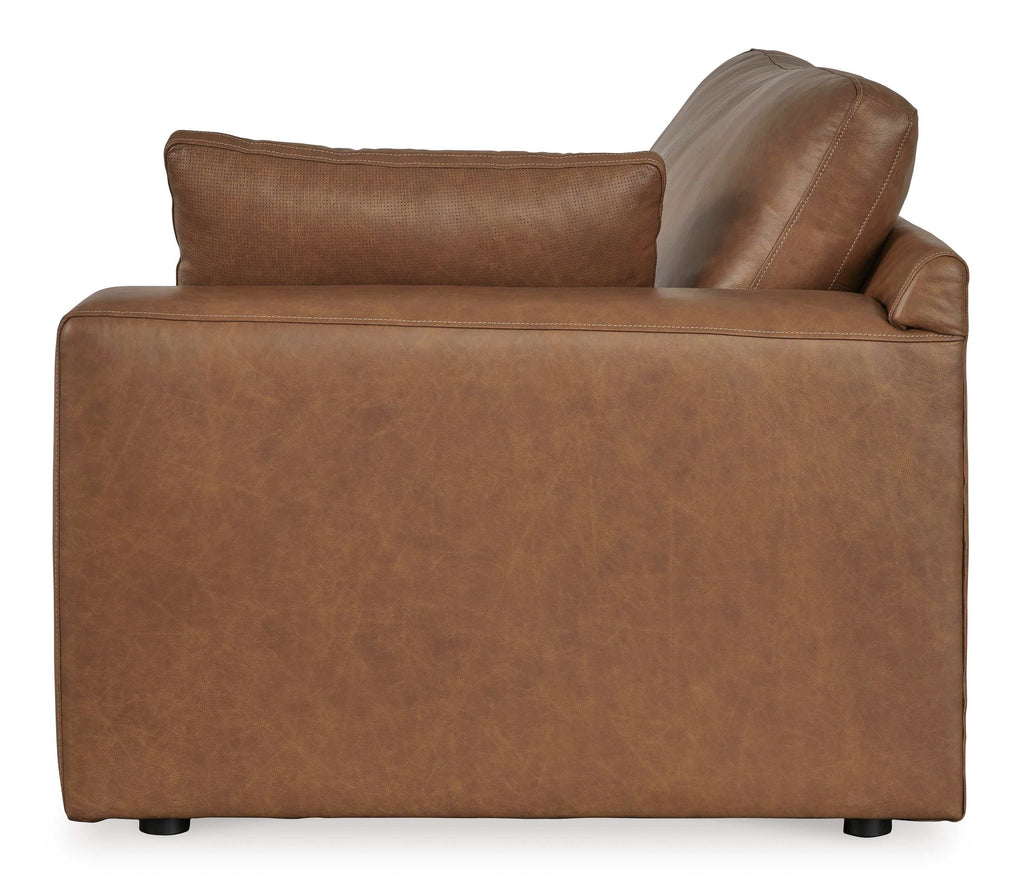 Emilia Caramel Leather Modular Sectional Units