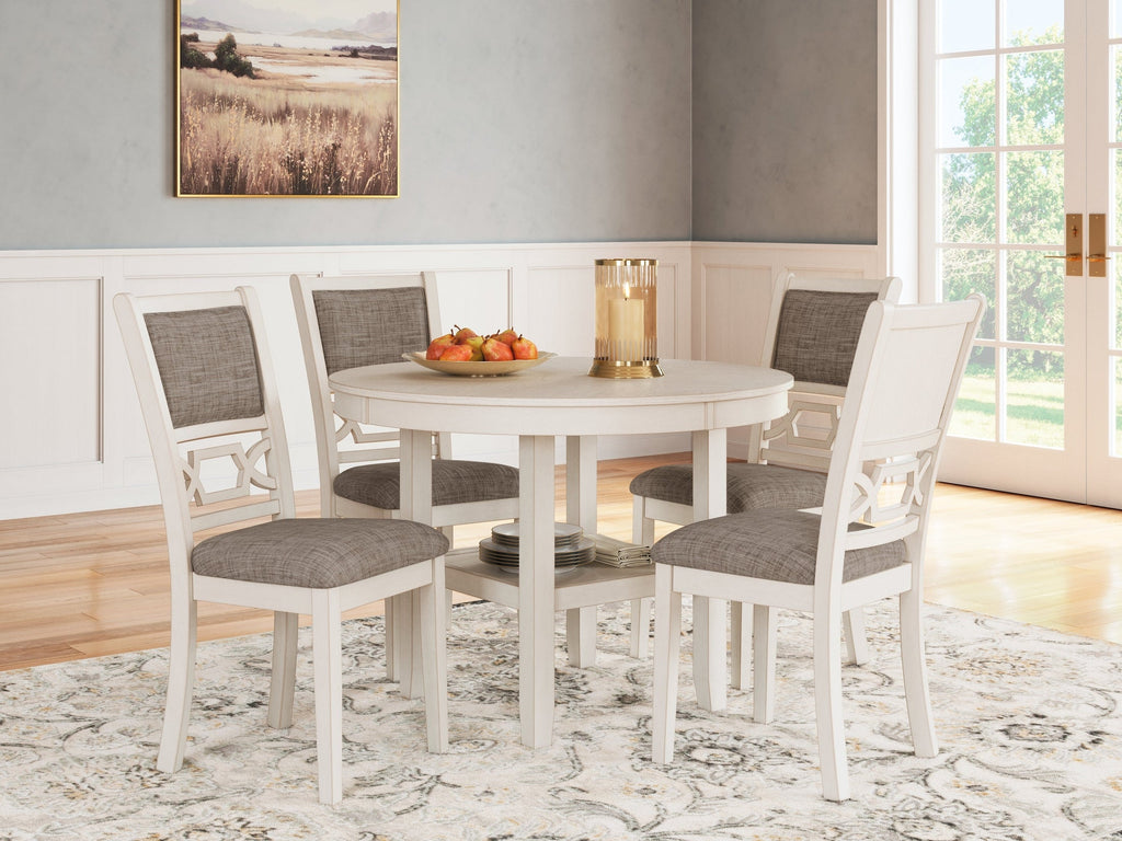 Erinberg Antique White 5 Pc. Dining Room Set
