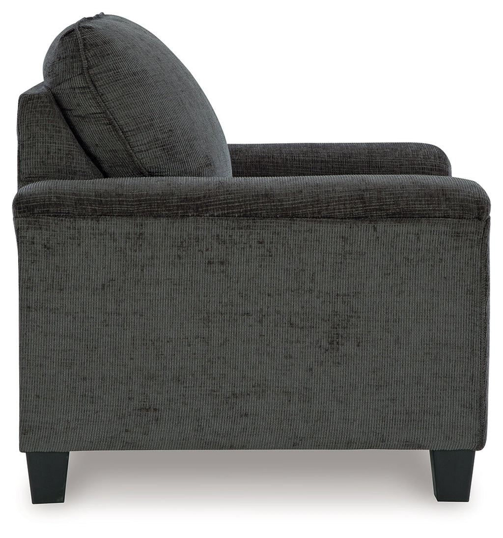 Erinslane Dusk Sofa, Loveseat, Chair and Ottoman