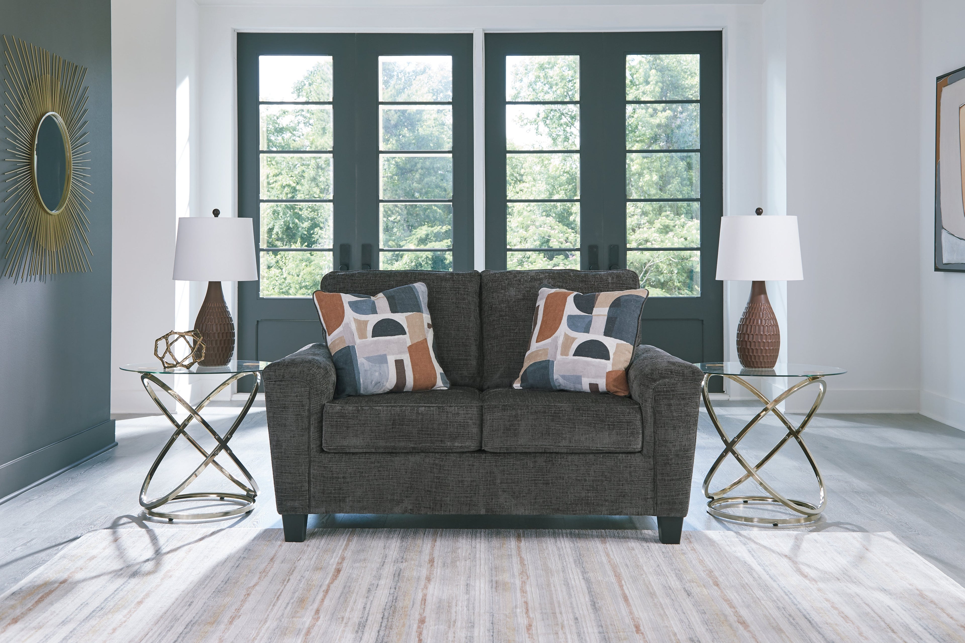 Erinslane Dusk Sofa, Loveseat, Chair and Ottoman