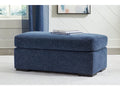 Evansley Navy Ottoman