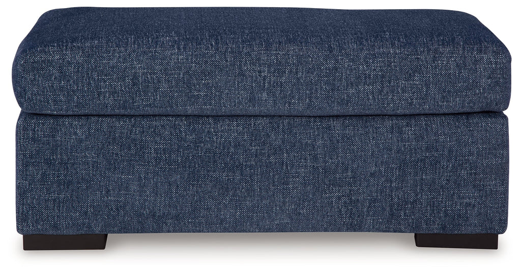 Evansley Navy Oversized Chair & Ottoman