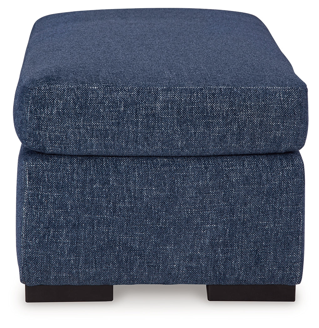 Evansley Navy Oversized Chair & Ottoman