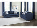 Evansley Navy Sofa & Loveseat