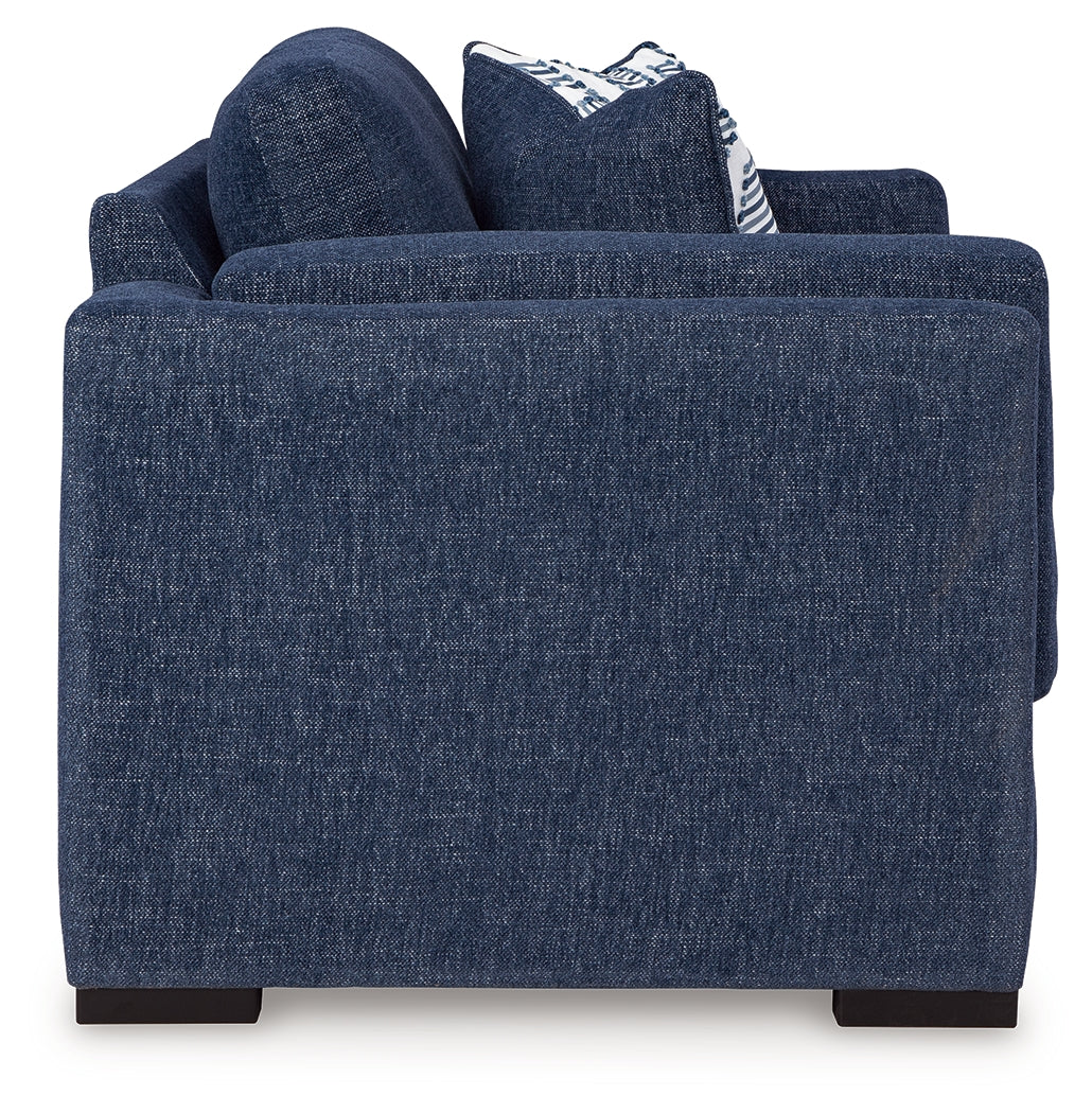 Evansley Navy Sofa & Loveseat