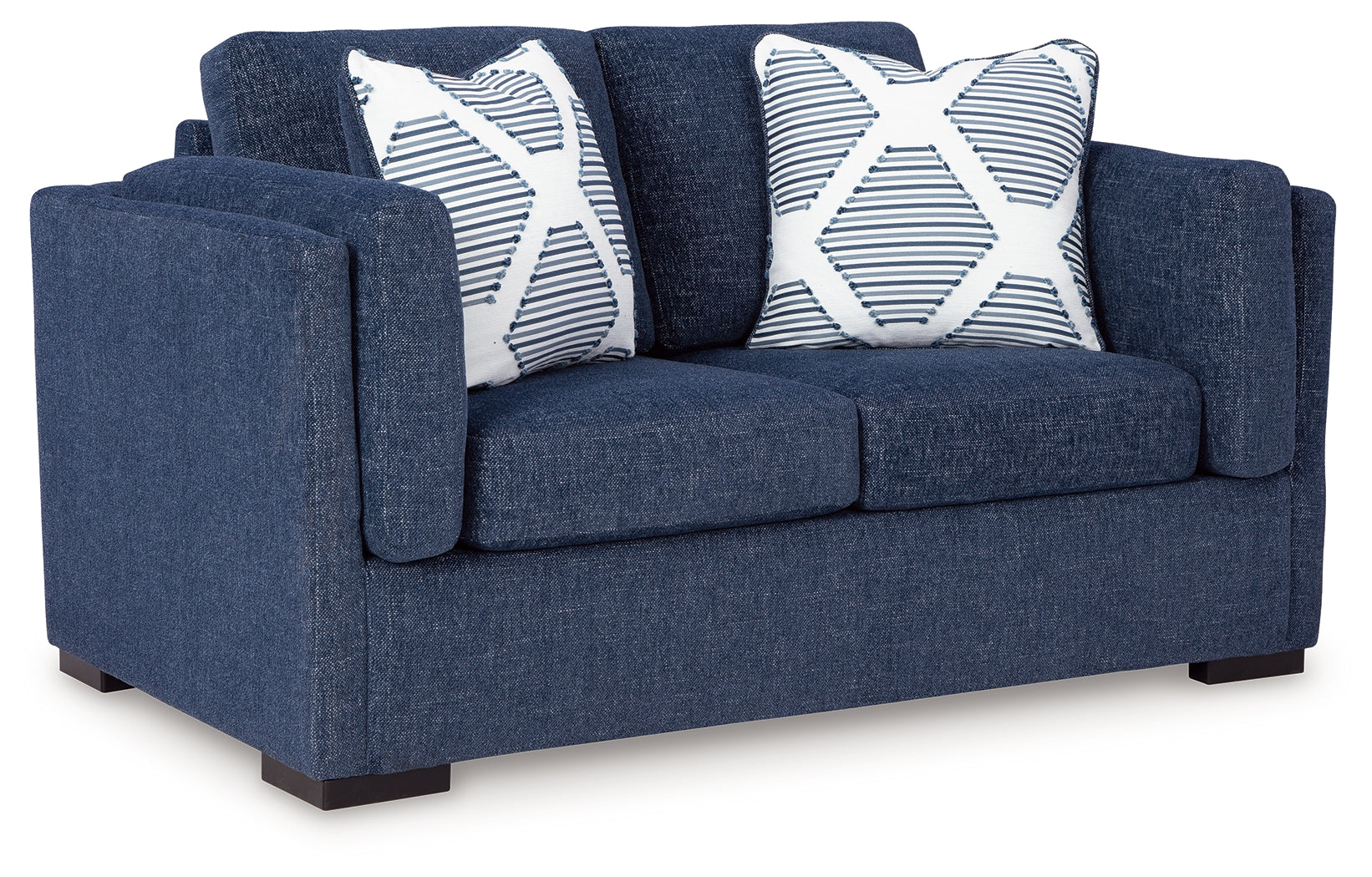 Evansley Navy Sofa & Loveseat & Oversized Chair & Ottoman